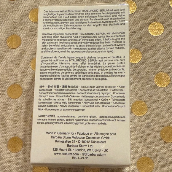 Dr. Barbara Sturm Hyaluronic Serum - 30mL. Amazing 🎁! - Picture 3 of 6